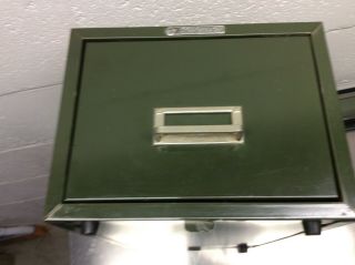 Vintage Steelmaster Card File Cabinet