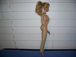 Vintage Ash Blonde Swirl Ponytail Barbie in Need of TLC 14 w/ Gold Outfit 3