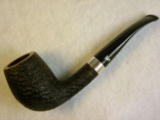Stanwell - Silver S Pipe With Sterling Silver Band - Blast