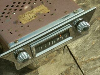 VINTAGE AUTOMATIC AM Radio,  12V,  Pos GND or Neg GND Selectable Great 2