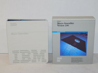Vtg Ibm Macro Assembler 2.  00 Personal Computer 5.  25 Floppy Disk Library Software