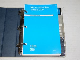 Vtg IBM Macro Assembler 2.  00 Personal Computer 5.  25 Floppy Disk Library Software 3