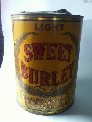 Antique Sweet Burley Tobacco Tin