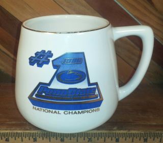 Penn State Football Nittany Lions National Champions 1986 Vintage Coffee Mug Cup