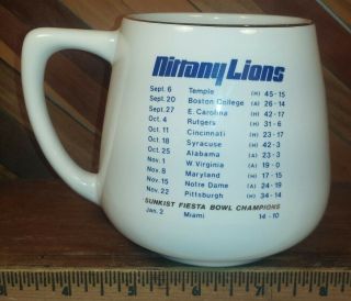 Penn State Football Nittany Lions National Champions 1986 Vintage Coffee Mug Cup 3