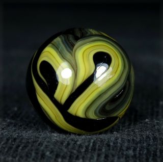 0.  632 " Antique Christensen Agate Swirl Marble