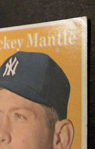 1958 Topps Mickey Mantle 150 VGEX 100 AUTHENTIC BV $1000 3