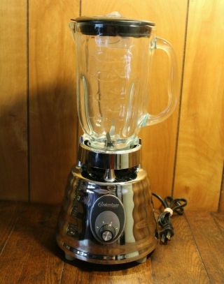 Vintage Oster Classic Chrome Beehive Blender - 564a - 500 Watts - 2 Speed