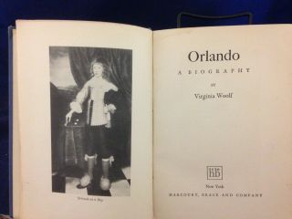 Orlando: A Biography; By Virginia Woolf (vtg/ 2nd Printing,  C.  1928) A Hb 191115