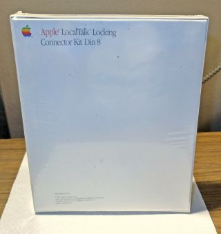 1987 Apple LocalTalk Locking Connector Kit Din 8 - M2068 - Unopened/NOS 3