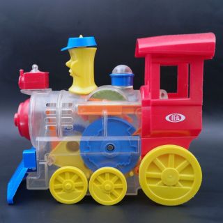 Ideal Plastic Wind Up Mr.  Machine Toy Train 1974