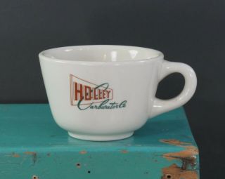 Vintage Holley Carburetor Co Diner Coffee Cup Mug Mayer China Usa 1950s Rare
