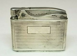 Vintage Ronson Adonis Sterling Silver Lighter No Monogram