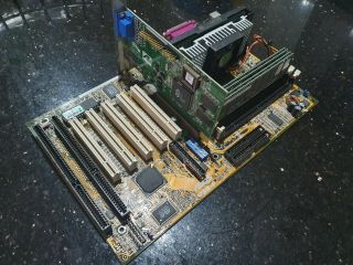 Asus P3b - F Slot 1 Board With Pentium 3 550mhz Ati Rage Agp,  512mb Sdram