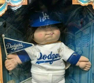 VTG L.  A.  DODGERS 1985 COLECO CABBAGE PATCH KIDS DOLL ALL - STARS Rare 2