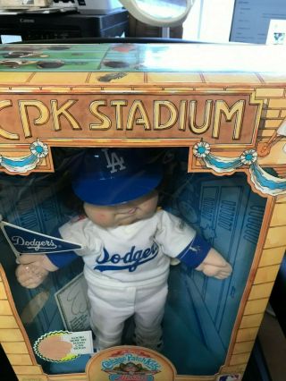 VTG L.  A.  DODGERS 1985 COLECO CABBAGE PATCH KIDS DOLL ALL - STARS Rare 3