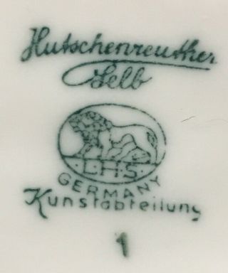 Ending Vintage Hutschenreuther Selb Germany Kunstabteilung Porcelain Figurine 2