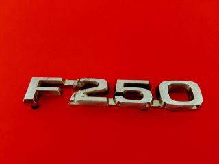 1980 - 1981 Ford F - 250 Ranger Side Fender Emblem Badge Symbol Logo Sign Oem (1980)