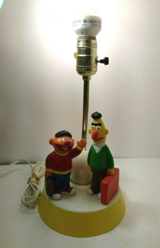 Vintage Sesame Street Ernie And Bert Lamp And Night Light