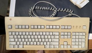 Apple Extended Keyboard Ii For Mac Iigs Adb Desktop Bus Vintage M3501
