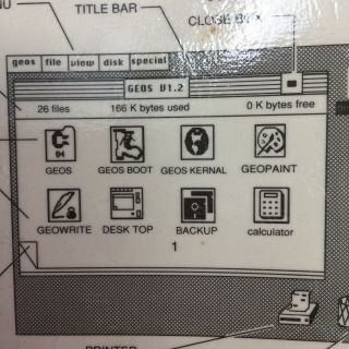 GEOS Graphic Environment Operating System Version 1.  3 Commodore 64 64C 128 C64 2