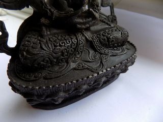 VINTAGE CAST BRONZE TIBETAN CHINESE BUDDHIST TARA FIGURE 19.  25 cm 734 gm 3