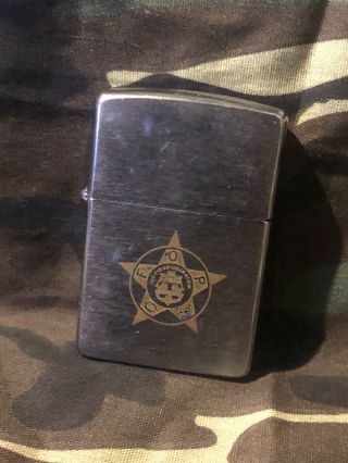 Zippo Lighter 1994 Fop Fraternal Order Of Police Vintage Usa Bradford Pa 