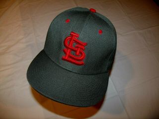 St.  Louis Cardinals All Gray Hat/red Logo & Trim Era 59fifty 100 Wool 7 1/2
