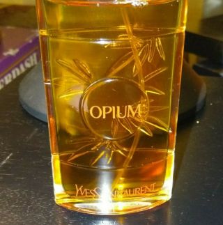 Vtg Opium Yves Saint Laurent Perfume Spray 1.  6 Oz / 50 Ml Eau De Toilette France