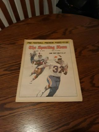 September 21,  1974 - The Sporting News - O.  J.  Simpson Of The Buffalo Bills