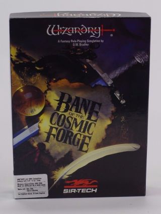 Wizardry: Bane Of The Cosmic Forge Ibm Pc/tandy 3.  5 And 5.  25 Disk