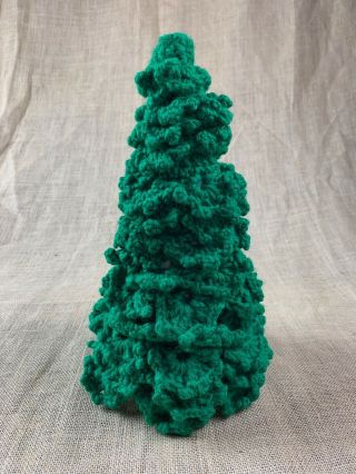 Vintage All Crochet 12 " Homemade Handmade Christmas Tree