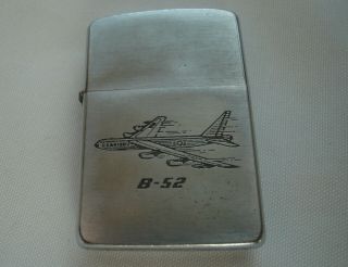 Vintage Boeing B - 52 Airplane Bomber Zippo Lighter Us.  Air Force 1957