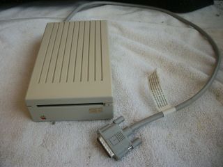 Vintage 1988 Apple 3.  5 " External Floppy Disk Drive Model A9m0106