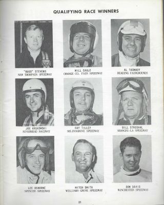 1968 Langhorne Speedway National Open Modified Program - DB 2