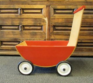 Creative Playthings Vintage Pushtoy Stroller Carriage Wagon Mid Century Modern