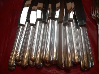 (150) Pc Victor IS Silverplate Restaurant Style Flatware Set 3