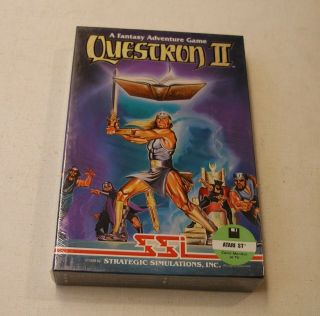 Rare: Questron Ii By Strategic Simulations,  Inc.  For Atari St -