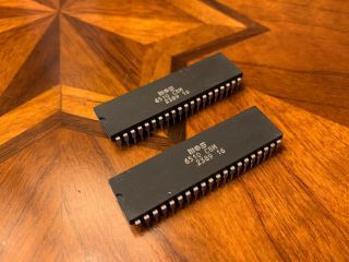 Cpu Chip For Commodore 64 6510 Set Of 2 Two Moe
