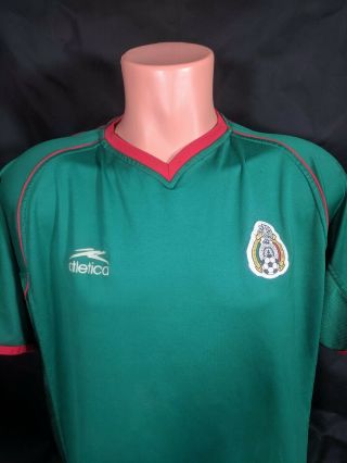 Atletica Mexico National Team Jersey 2001 - 2002 Soccer Mens Size XL 2