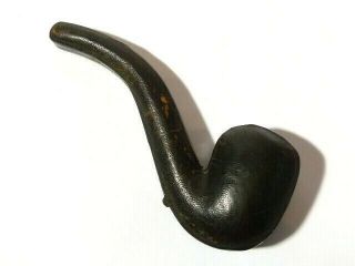 Antique Lidded Meerschaum Smoking Pipe Silver & Amber Stem in Case A/F 2