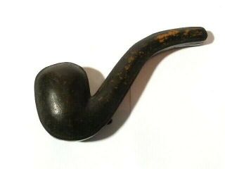 Antique Lidded Meerschaum Smoking Pipe Silver & Amber Stem in Case A/F 3