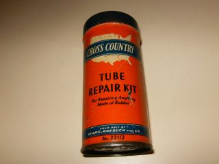 Vintage Cross Country Sears Roebuck Tube Repair Kit - Gas & Oil