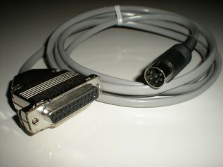 Amiga ? 23 - Pin (female) To 6 - Pin Din (male) Monitor Rgb Video Cable ?.