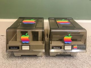 Vintage Apple 1980s Macintosh Computer Floppy Disk Holder / Disk Bank