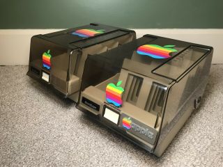 Vintage Apple 1980s Macintosh Computer Floppy Disk Holder / Disk Bank 2