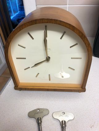 Vintage Smiths Made In Britain Mantle Clock