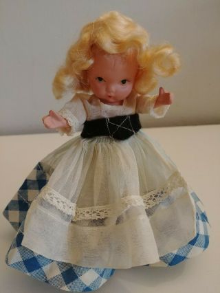 Vintage 5 " Nancy Ann Storybook Doll Bisque Pudgy Ms Mb Dutch Look