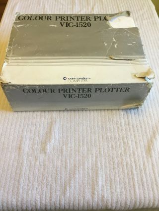 Vintage Commodore Vic - 1520 Color Printer Plotter 1520