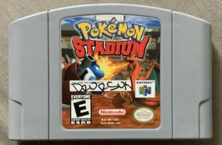 Pokemon Stadium 1 N64 (nintendo 64,  2000) Vintage Game Great